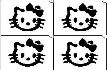 17. Hello Kitty mini sablon