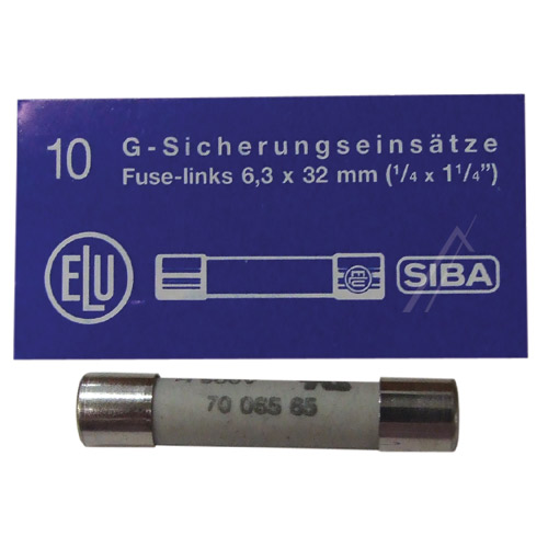 8,0A-T 6,3X32MM KER�MIABIZTOS�T�K 10DB ew01777