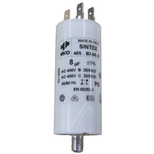 8µF/400V indítókondenzátor 48198172914 WHIRLPOOL ew02400