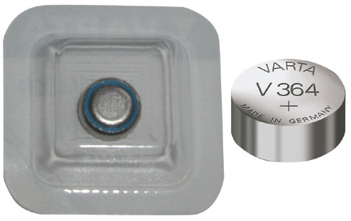  V364 1,55V-20MAH EZ�STOXID GOMBELEM SR60 VARTA 6,8X2,15MM ew02638