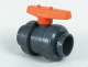 Teflon tömítésű PVC golyóscsap átmérő 40mm