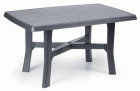 RODANO 138x88cm antracit asztal