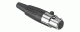 XLR mini 3 pol. alj lengő
