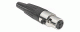XLR mini 4 pol. alj lengő