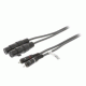 XLR Sztereó Kábel 2x XLR 3-Pólusú Aljzat - 2x RCA Dugó 3.0 m Sötétszürke (15230)