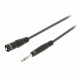 XLR Sztereó Kábel XLR 3-Pólusú Dugó - 6.35 mm-es Dugó 5 m Sötétszürke (15100)