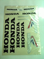 Honda matrica tábla