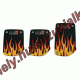 Pedálvédő Fire piros-feketeS15028Pilot