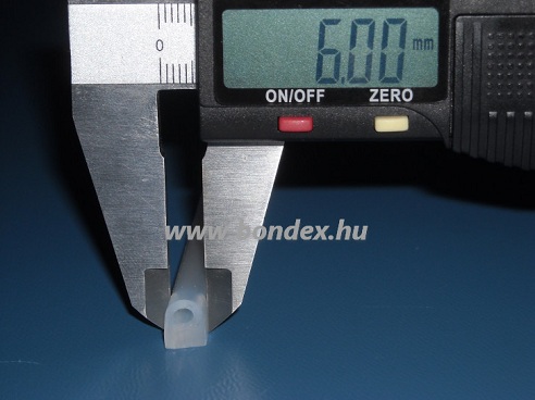 Szilikon D profil 6 mm (ablakszigetel� profil) 90.