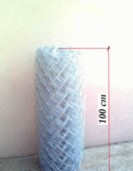 Horganyzott drótfonat 1 méteres (100 cm)