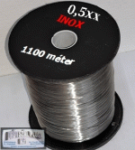 0,5 XX -1100 méter rozsdamentes INOX keretfűző huzal  dobra csévélve5